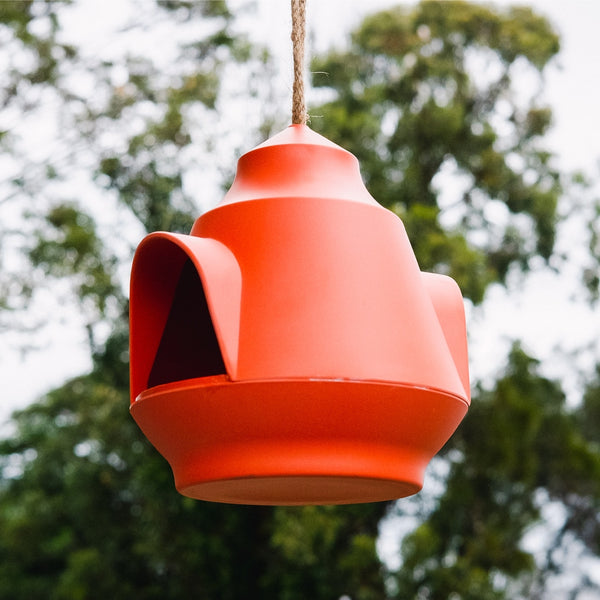 Bamboo Bird House / Green