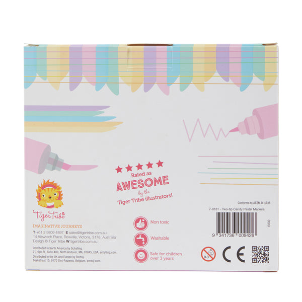 Two Tip Candy Pastel Markers