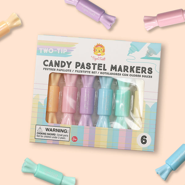 Two Tip Candy Pastel Markers