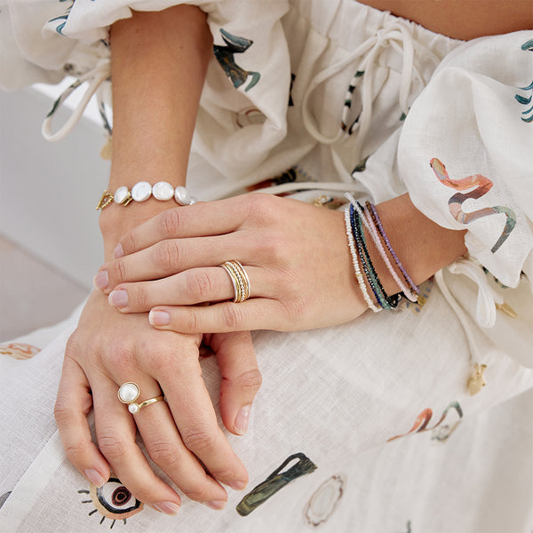 Celestial Gem Bracelet / Crystal Quartz