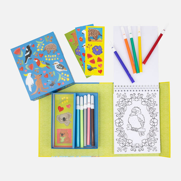 Colouring Set / Aussie Animals