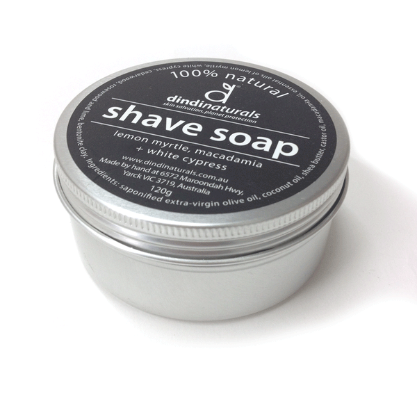 Shave Soap / lemon myrtle, macadamia & white cypress