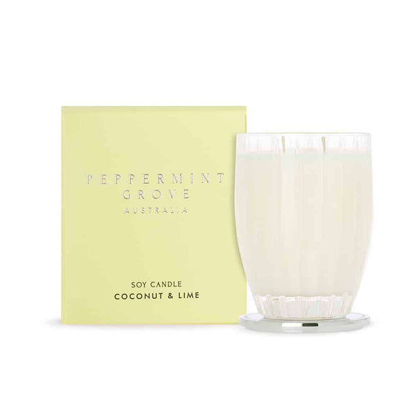 Peppermint Grove Candle / Coconut & Lime Large Candle 370g
