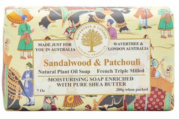 Sandalwood & Patchouli Soap Bar 200g