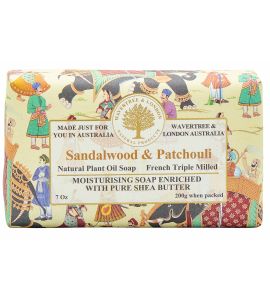 Sandalwood & Patchouli Soap Bar 200g