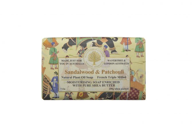 Sandalwood & Patchouli Soap Bar 200g