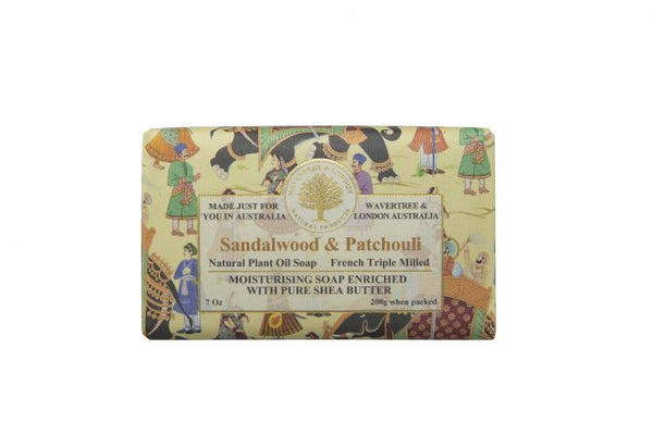 Sandalwood & Patchouli Soap Bar 200g