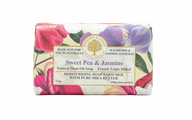 Sweet Pea & Jasmine Soap 200g