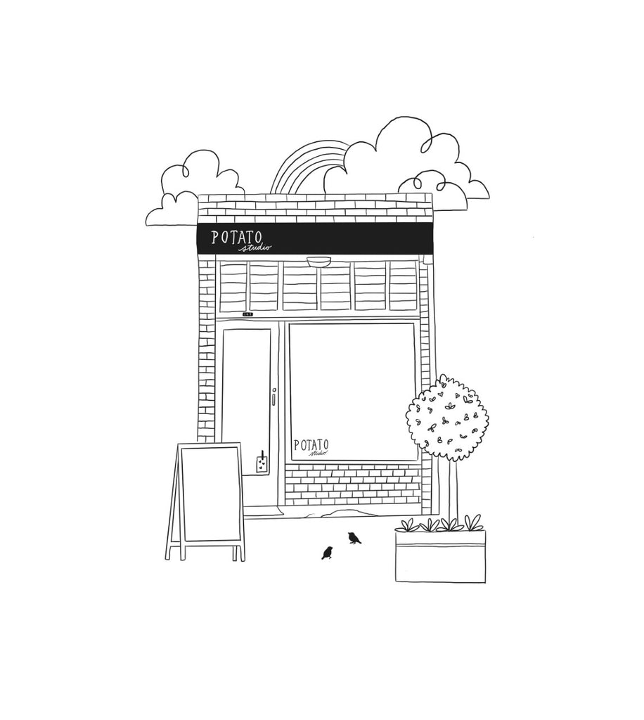 Colouring In / Potato Studio Shop Front