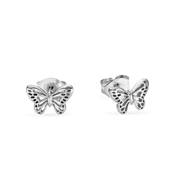 Butterfly Studs / Sterling Silver
