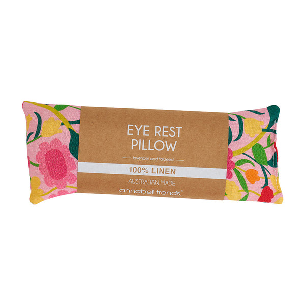 Linen Eye Rest Pillow / Flower Patch