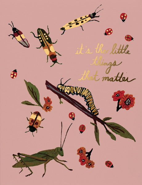 Greeting Card / Little Bugs