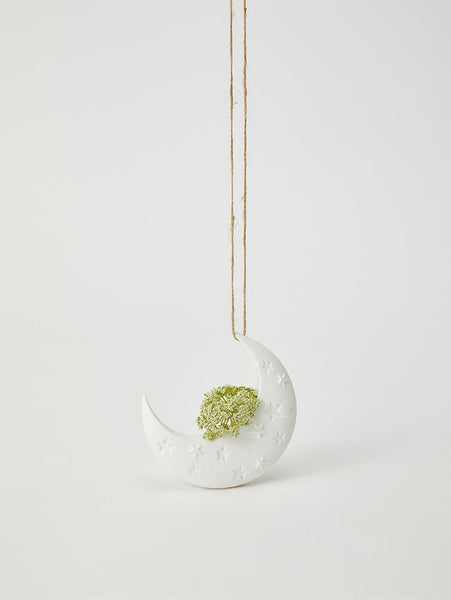 Luna White Hanging Vase