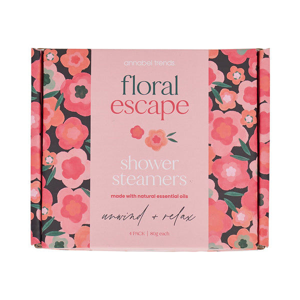 Shower Steamer Gift Box - Floral Escape 4pc