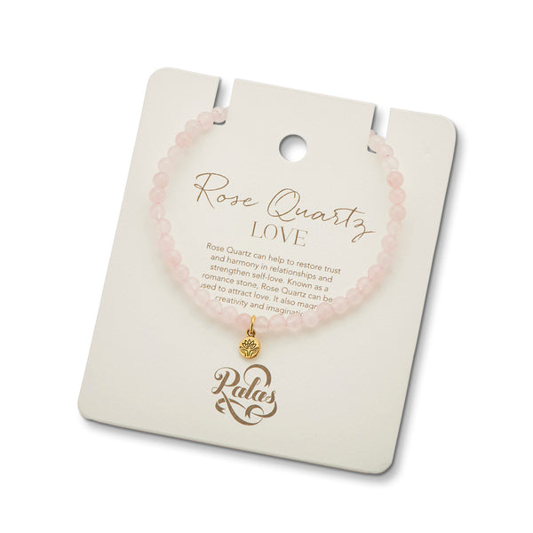 Gem Bracelet / Rose Quartz