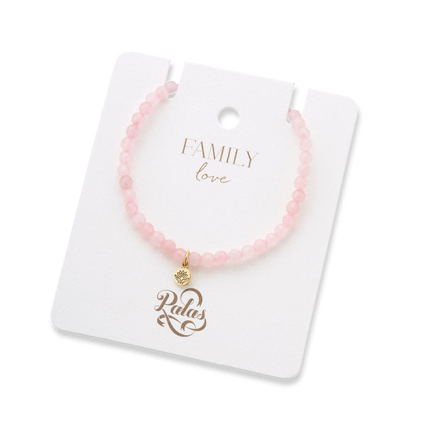 Family Love / Rose Quartz Bracelet