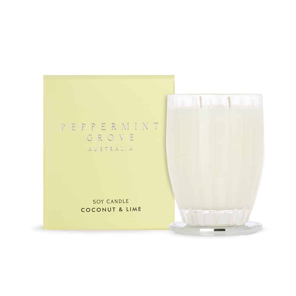 Peppermint Grove Candle / Coconut & Lime Large Candle 350g