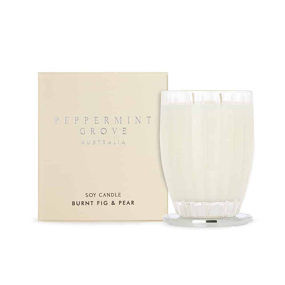 Peppermint Grove Candle / Burnt Fig & Pear  Large Candle 350g