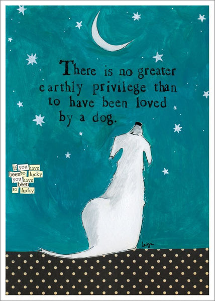 Greeting Card / Loved by A Dog