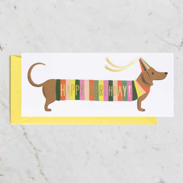 Greeting Card / Hot Dog ‘Happy Birthday’