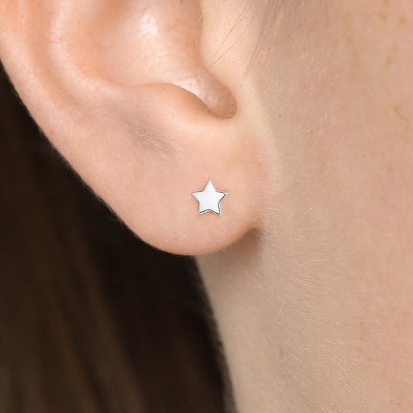 Tiny Astra Star Studs / SIlver